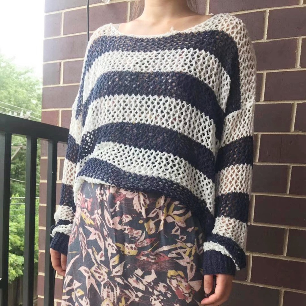 Cozy Stripes Pullover Sweater